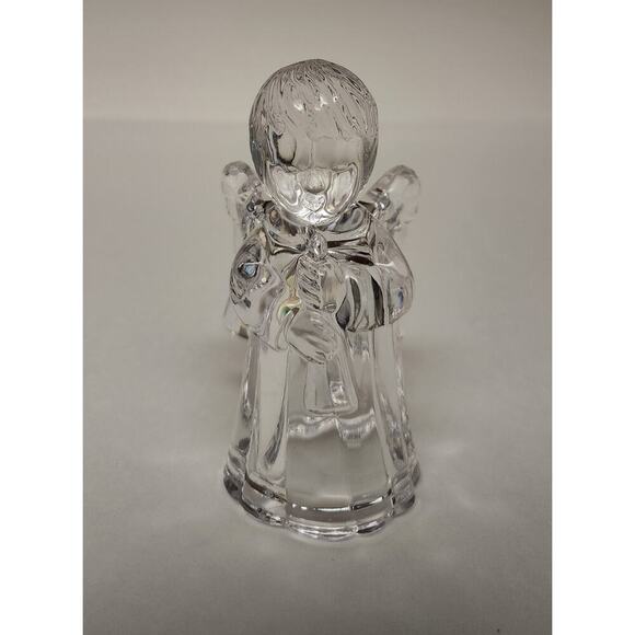 Mikasa  1980's Vintage Crystal Sweet Angel Glass Candlestic - Picture 1 of 6